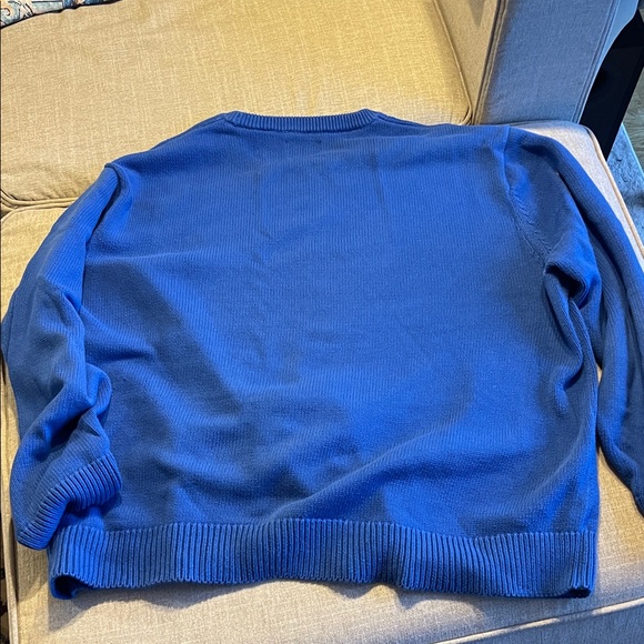 Chaps Men's Crewneck Sweater in Blue - Picture 4 of 6